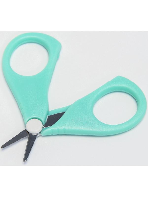 Набор по уходу за ребенком, 5 предметов: расческа, пинцет, ножницы, книпсер, пилка, зеленый