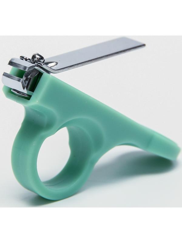 Набор по уходу за ребенком, 5 предметов: расческа, пинцет, ножницы, книпсер, пилка, зеленый