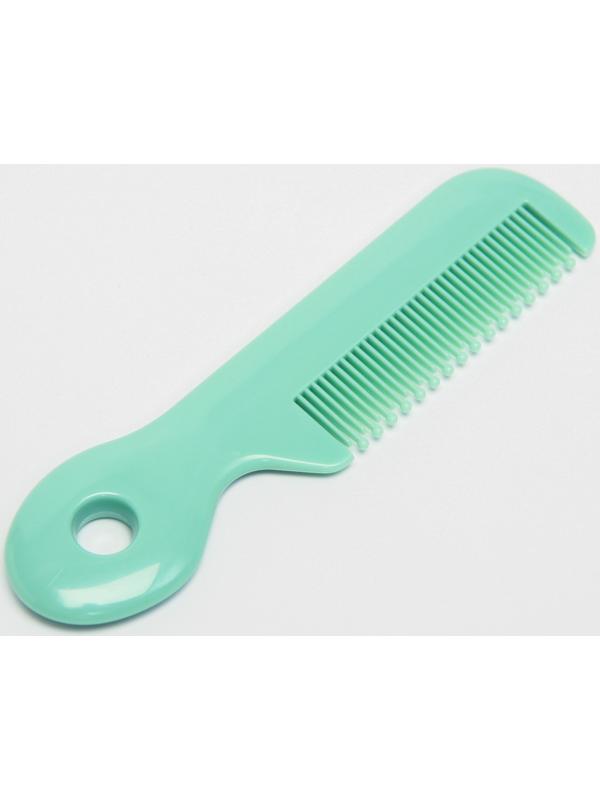 Набор по уходу за ребенком, 5 предметов: расческа, пинцет, ножницы, книпсер, пилка, зеленый