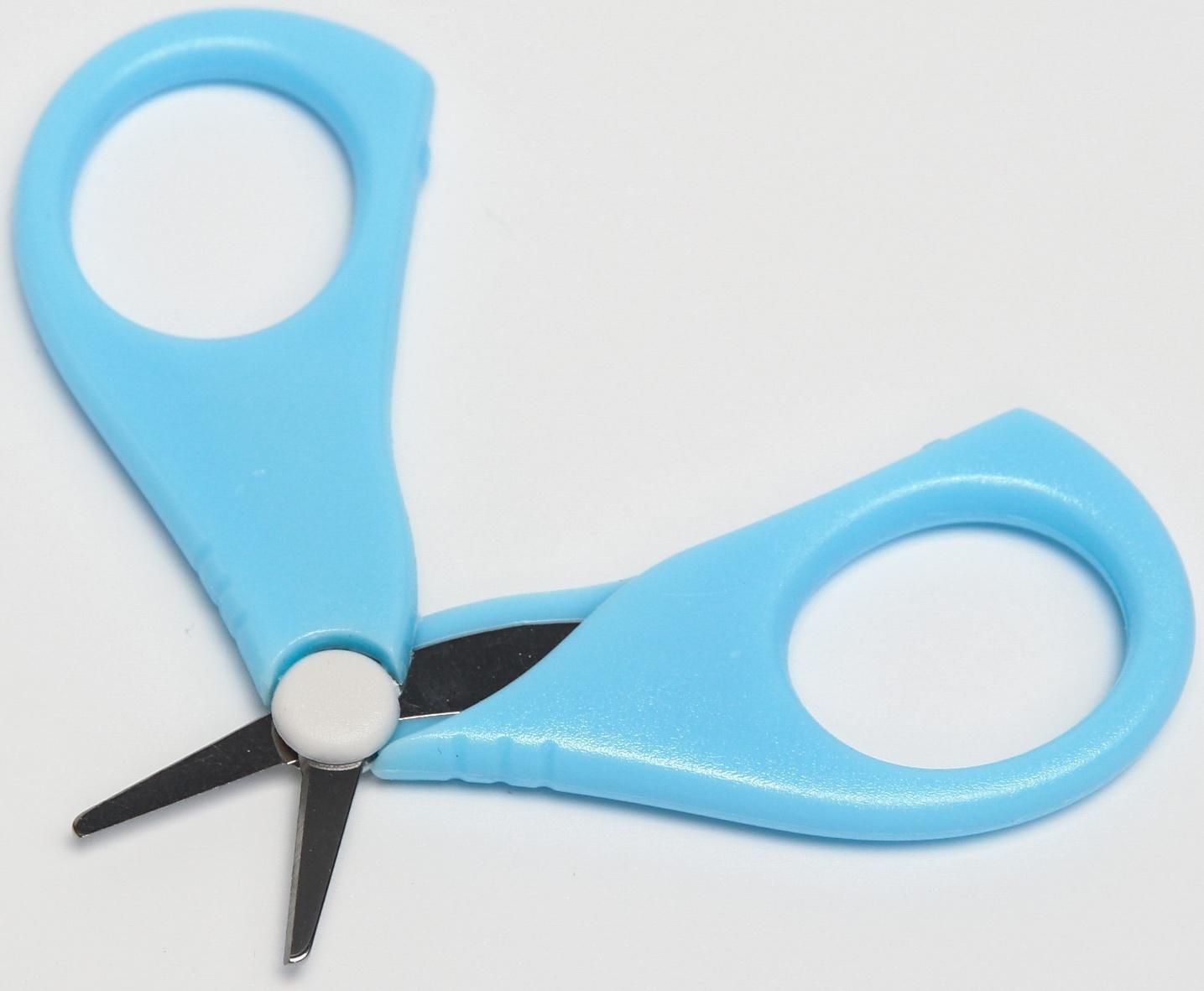 Набор по уходу за ребенком, 5 предметов: расческа, пинцет, ножницы, книпсер, пилка, голубой