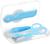 Набор по уходу за ребенком, 5 предметов: расческа, пинцет, ножницы, книпсер, пилка, голубой