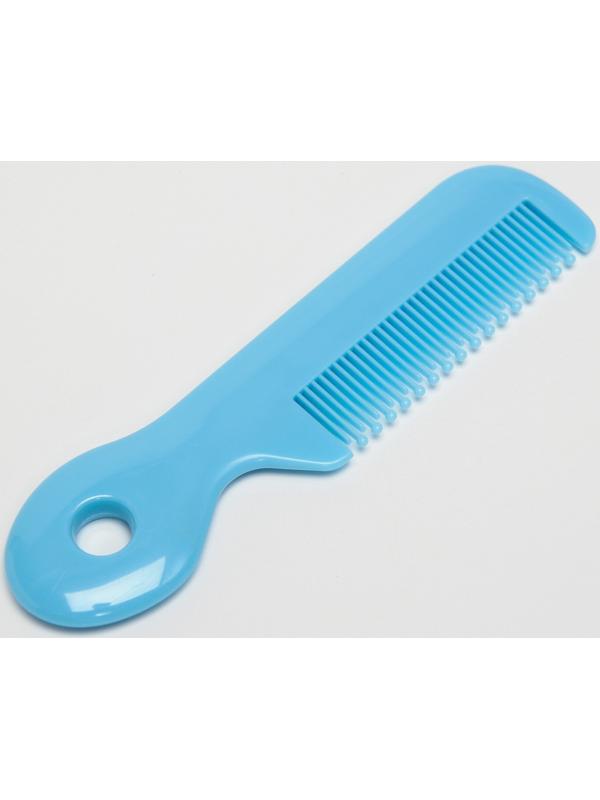 Набор по уходу за ребенком, 5 предметов: расческа, пинцет, ножницы, книпсер, пилка, голубой