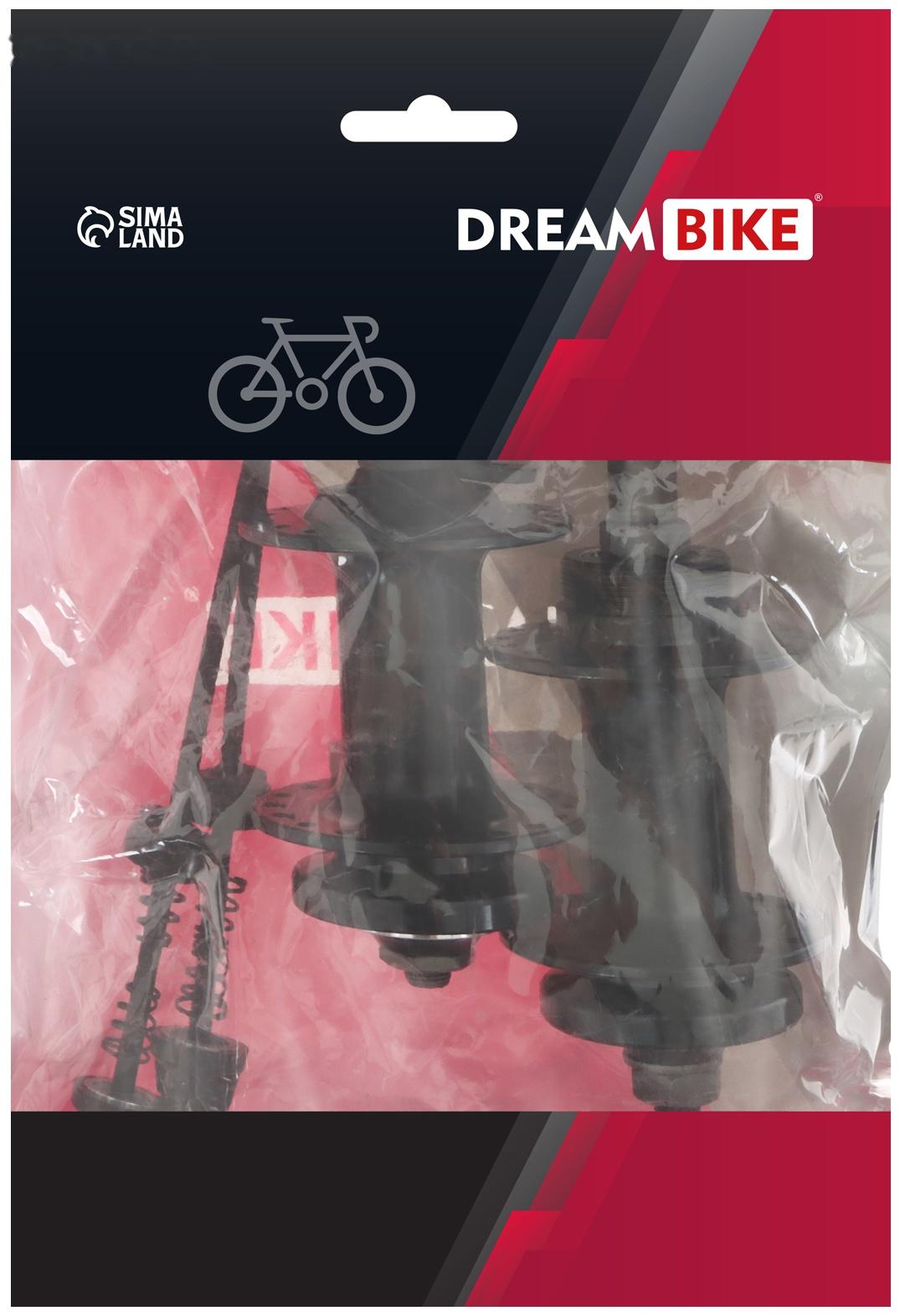 Втулки колёс велосипеда, 36 спиц, под диск, эксцентрик, комплект: передняя и задняя