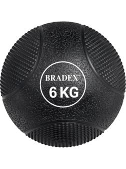 Медбол Bradex SF 0775, резиновый, 6 кг