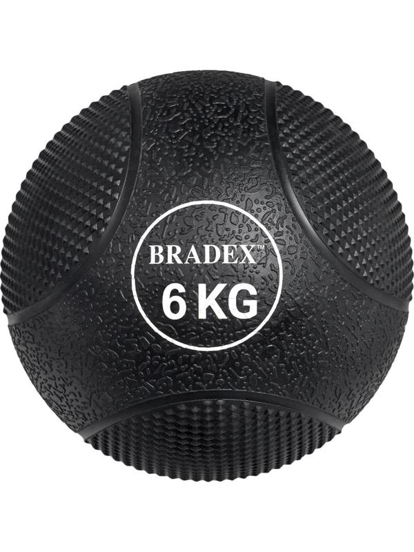 Медбол Bradex SF 0775, резиновый, 6 кг