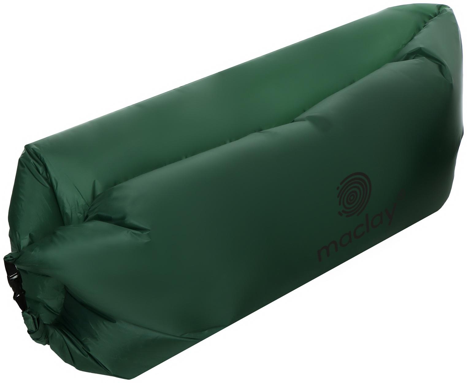 Надувной диван maclay, 190Т, 180 х 70 х 45 см, цвет оливковый