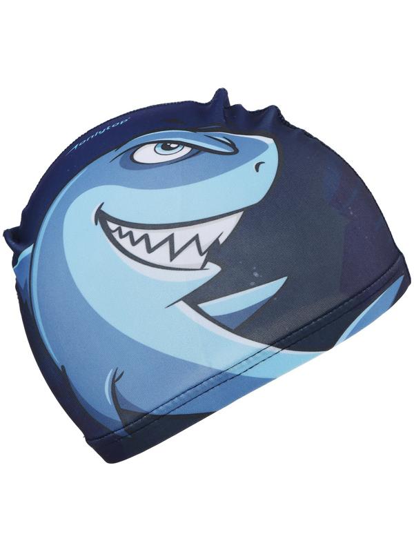 Шапочка для плавания детская ONLYTOP Swim «Акула», тканевая, обхват 46-52 см, МИКС