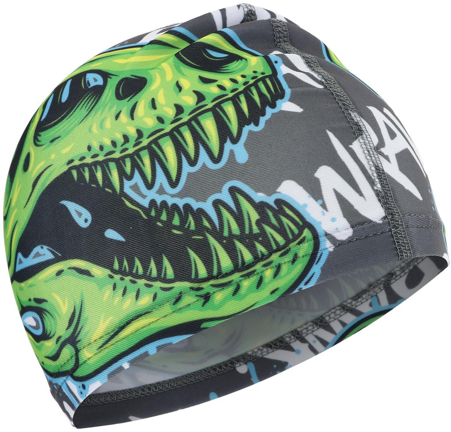 Шапочка для плавания детская ONLYTOP «Череп», тканевая, обхват 46-52 см