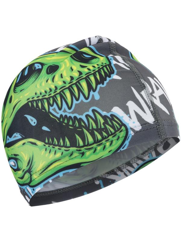 Шапочка для плавания детская ONLYTOP «Череп», тканевая, обхват 46-52 см