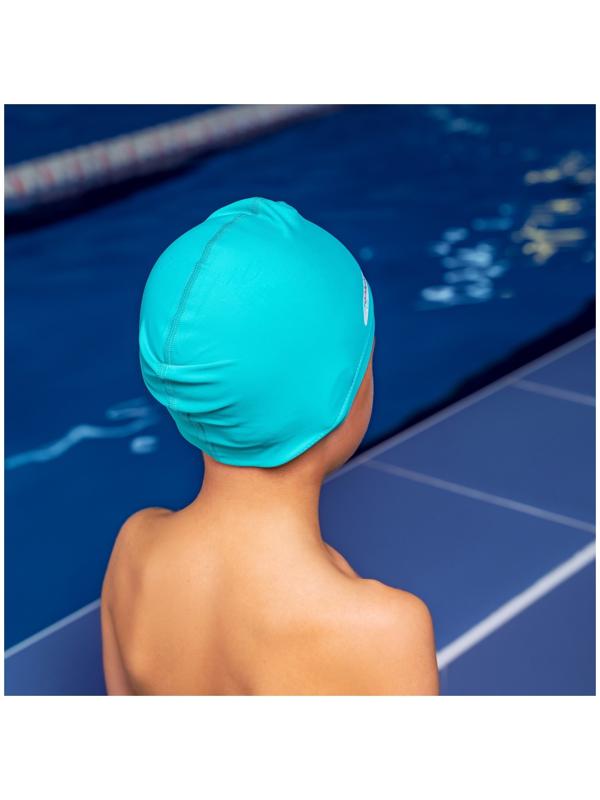 Шапочка для плавания детская ONLYTOP, тканевая, обхват 46-52 см