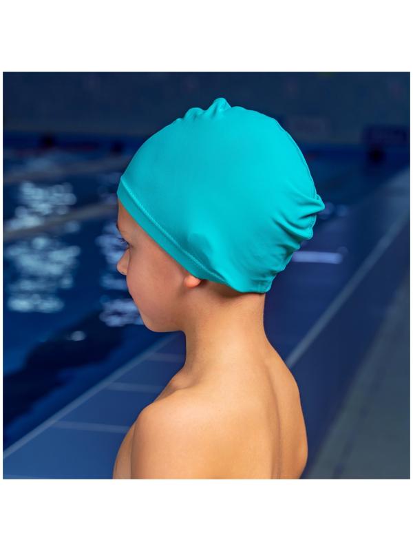 Шапочка для плавания детская ONLYTOP, тканевая, обхват 46-52 см