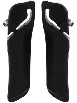 Рога на руль Dream Bike K-13, алюминий, чёрные