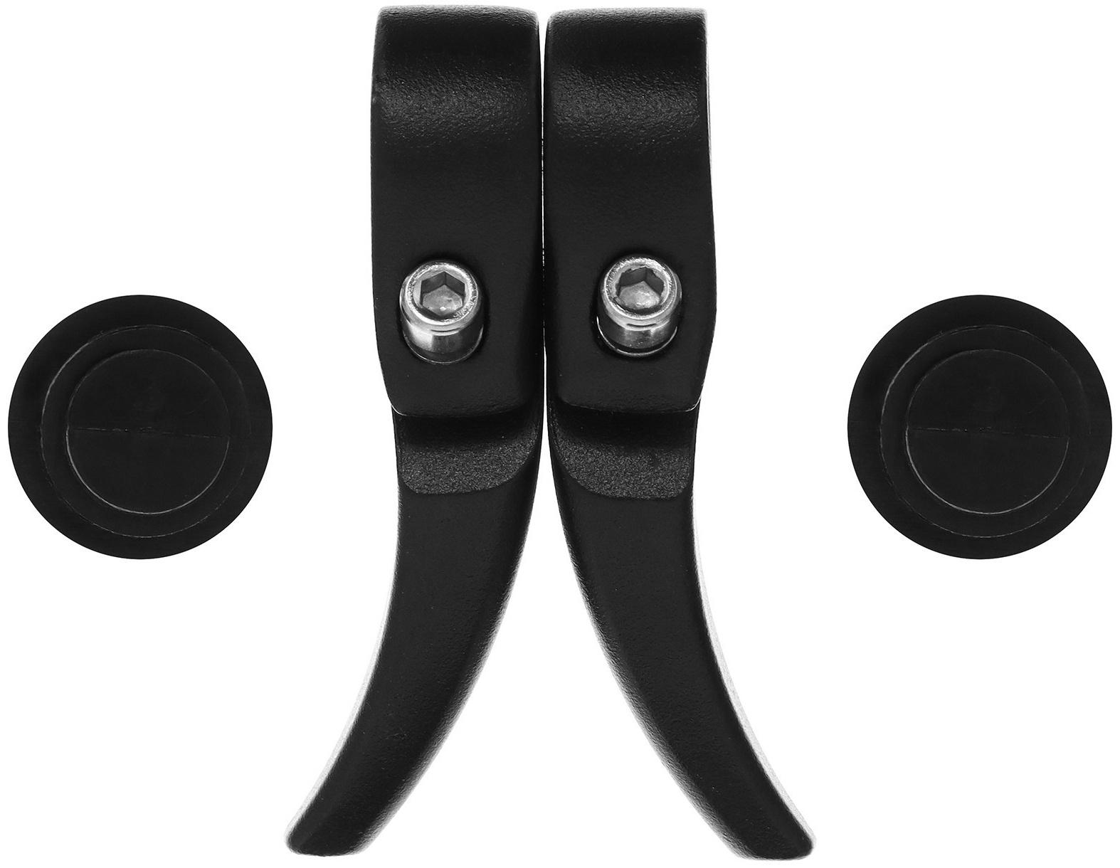 Рога на руль Dream Bike K-45, алюминий, чёрные