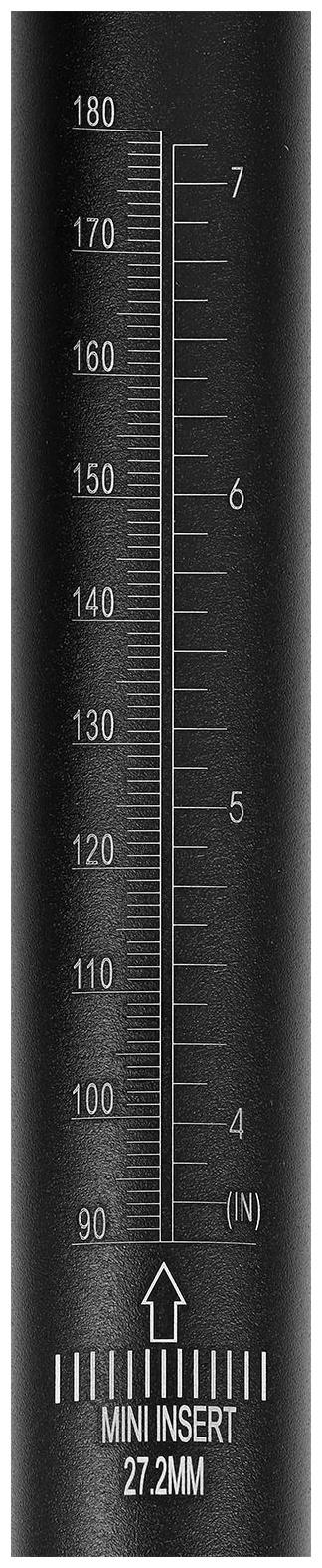 Штырь подседельный Dream Bike, для велосипеда, 27.2х290 мм, алюминиевый, чёрный