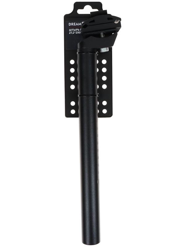 Штырь подседельный Dream Bike, для велосипеда, 27.2х290 мм, алюминиевый, чёрный