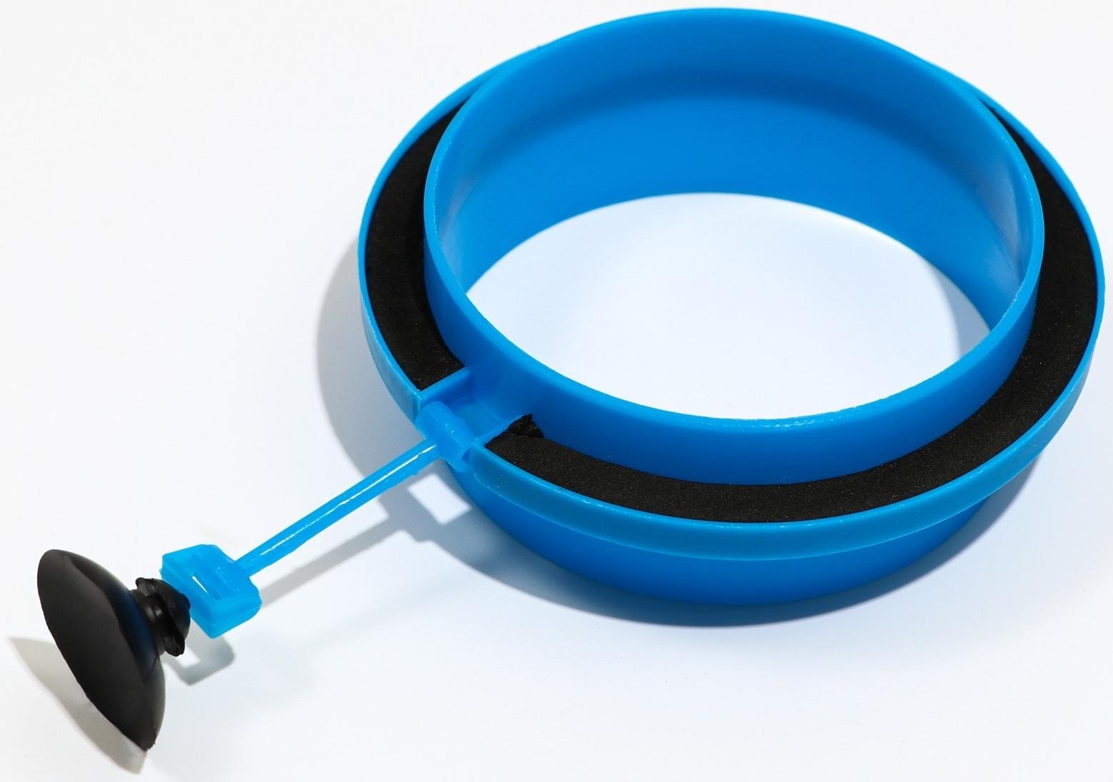 Кормушка для рыб плавающая, круглая, Ø10 см