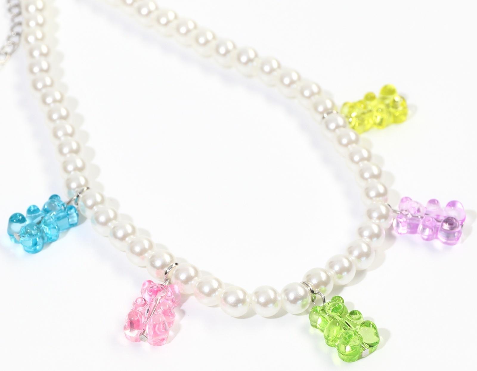 Колье «Желейные мишки» с бусинами, WINX