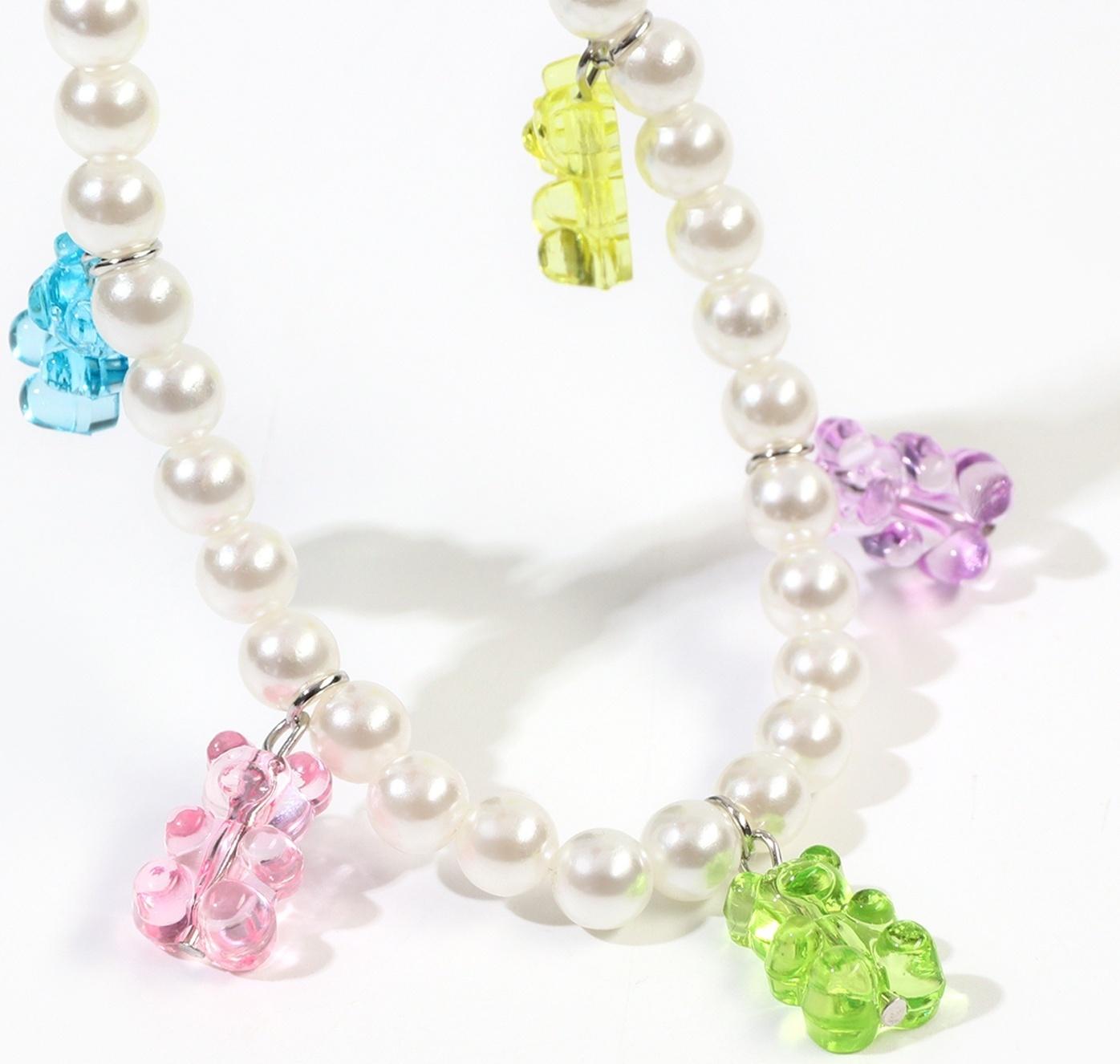 Колье «Желейные мишки» с бусинами, WINX