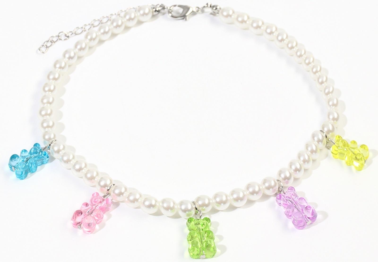 Колье «Желейные мишки» с бусинами, WINX