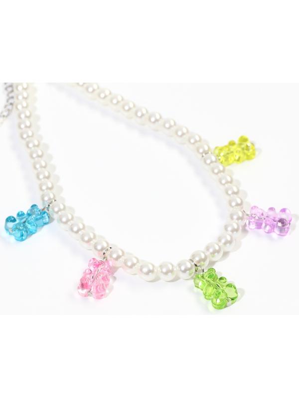 Колье «Желейные мишки» с бусинами, WINX