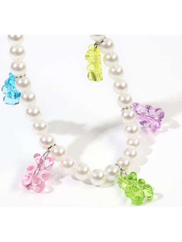 Колье «Желейные мишки» с бусинами, WINX