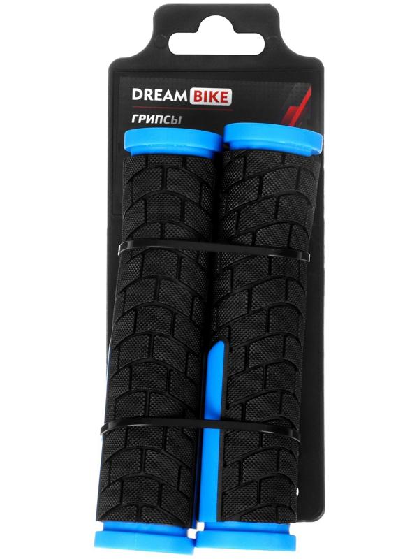 Грипсы Dream Bike, 128 мм, чёрно-синие