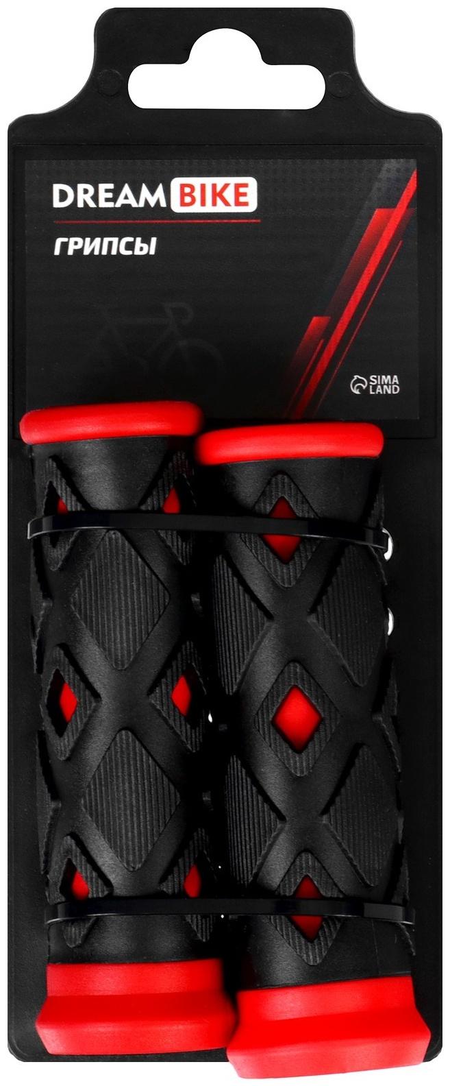 Грипсы Dream Bike, 100 мм, красные