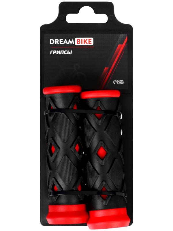 Грипсы Dream Bike, 100 мм, красные