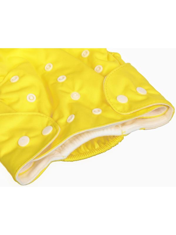 Многоразовый подгузник, 3-15 кг, цвет желтый, Крошка Я