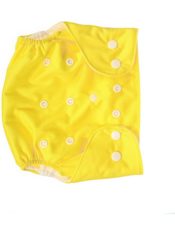 Многоразовый подгузник, 3-15 кг, цвет желтый, Крошка Я