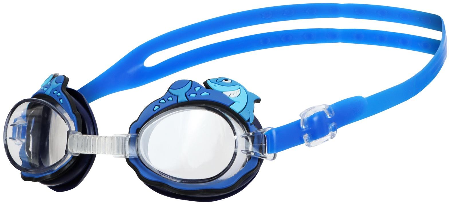 Набор для плавания детский ONLYTOP Swim «Акула»: шапочка, очки