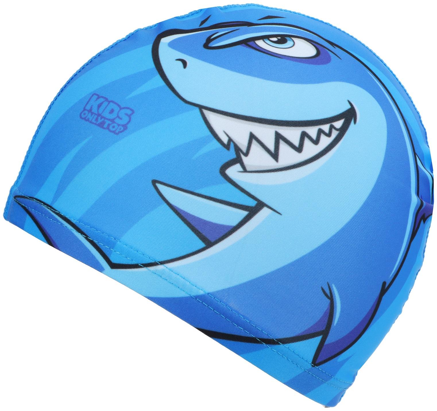 Набор для плавания детский ONLYTOP Swim «Акула»: шапочка, очки