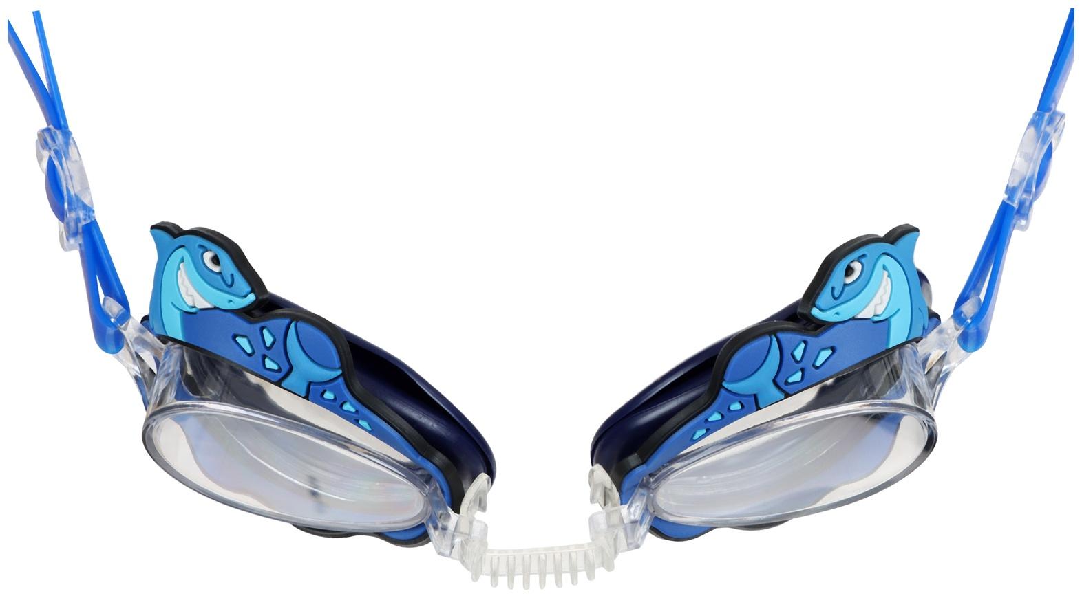 Набор для плавания детский ONLYTOP Swim «Акула»: шапочка, очки