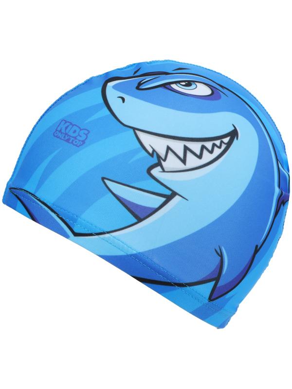 Набор для плавания детский ONLYTOP Swim «Акула»: шапочка, очки