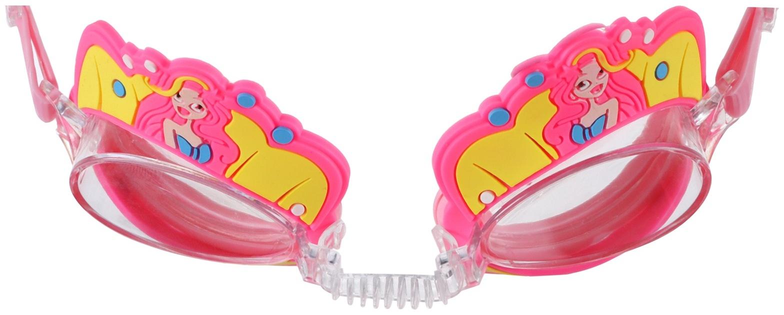 Набор для плавания детский ONLYTOP Swim «Русалка»: очки, шапочка, обхват 46-52 см