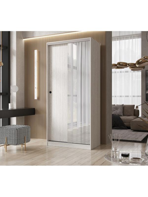 Шкаф-купе «Альянс 1000», 1000×600×2200 мм, сандал светлый