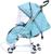 Санки-коляска «Наши детки 3-1К», принт с облачками, цвет голубой