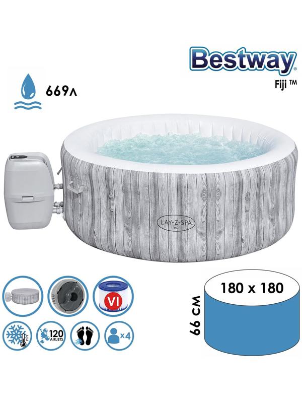 SPA-бассейн Bestway Fiji AirJet, 180×66 см, гидромассаж, 60085