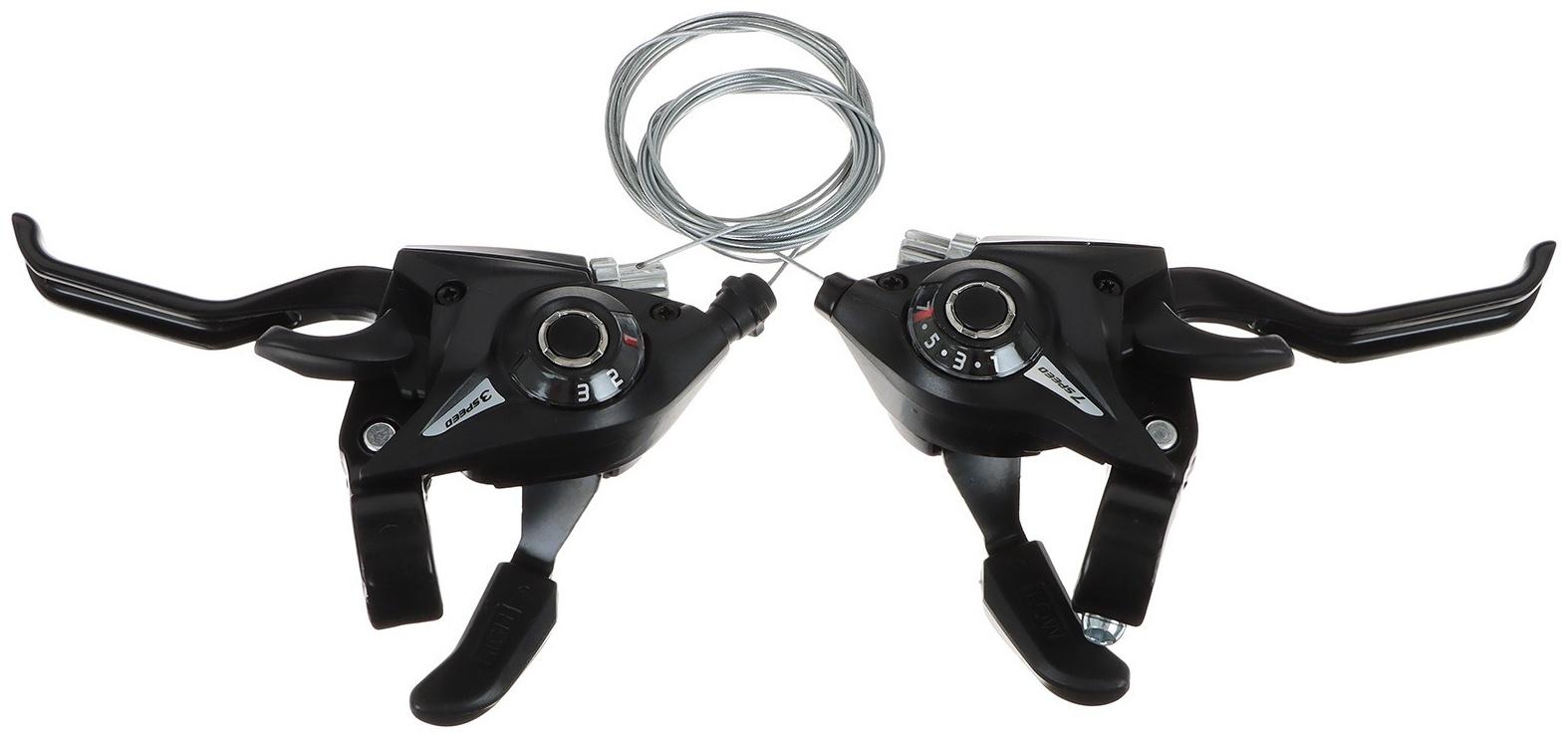 Комплект шифтеров SSYY-08C, левый + правый, 3x7скоростей