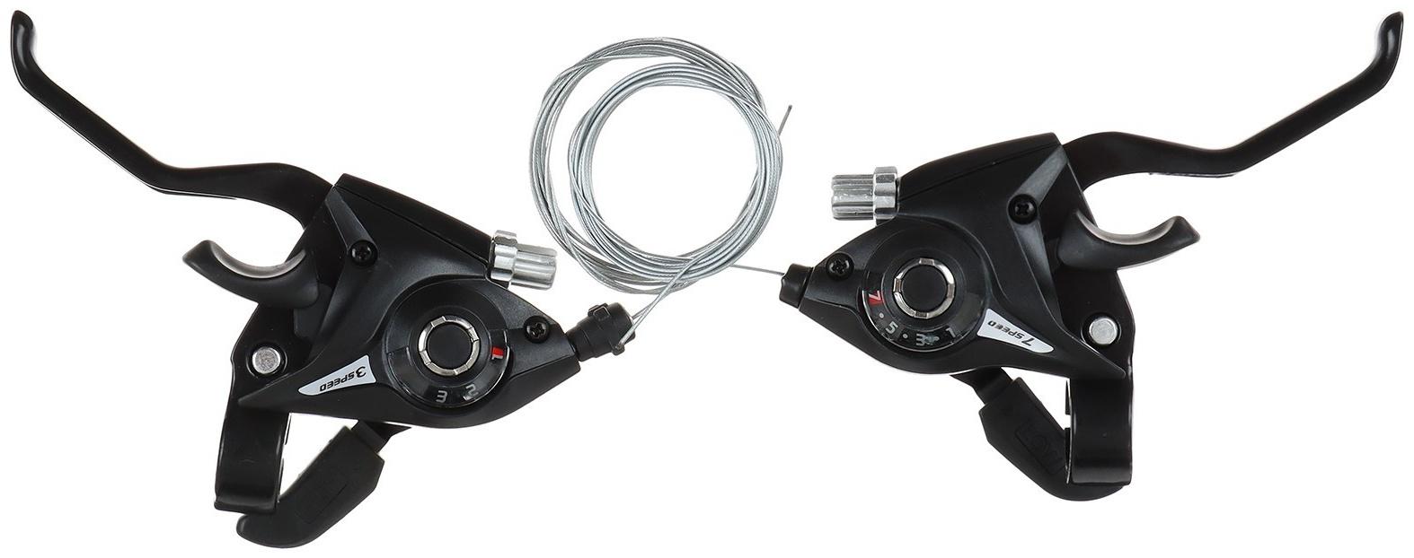 Комплект шифтеров SSYY-08C, левый + правый, 3x7скоростей