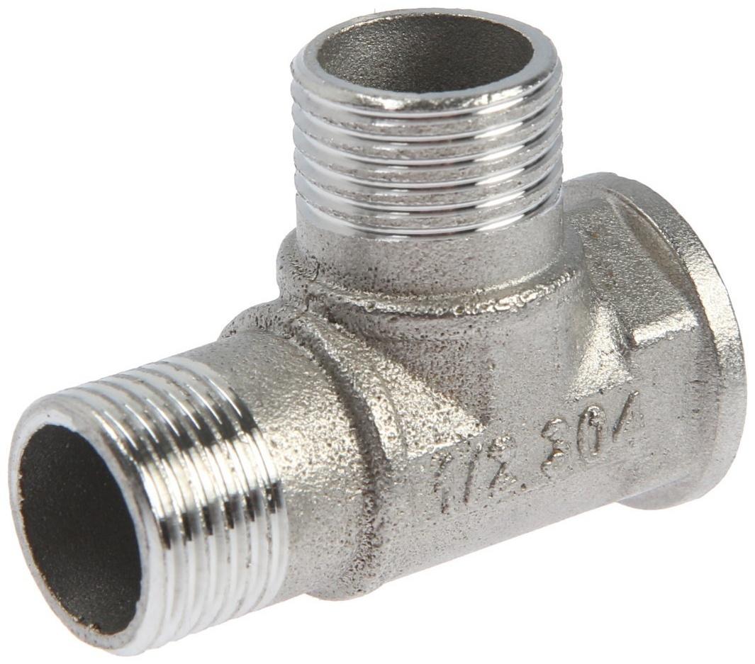 Тройник ZEIN engr, 1/2