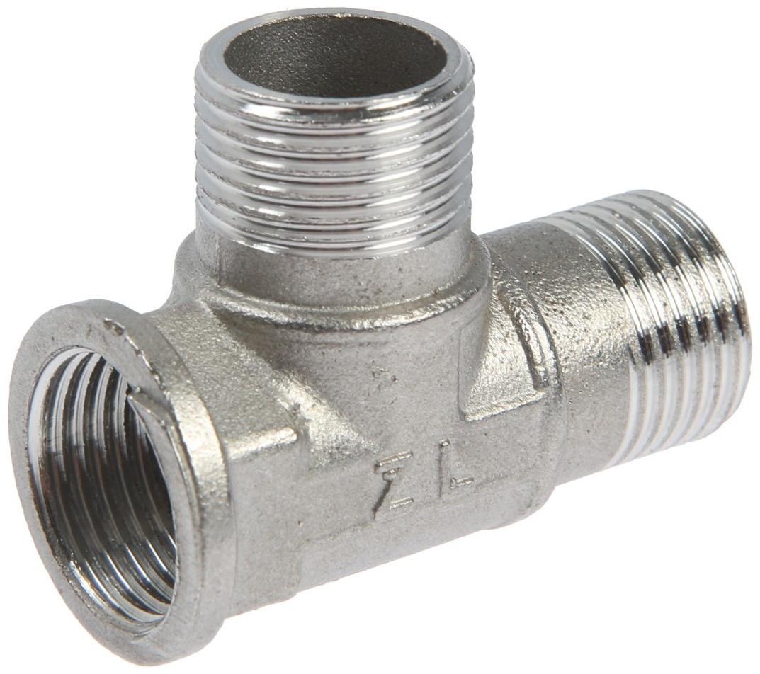 Тройник ZEIN engr, 1/2