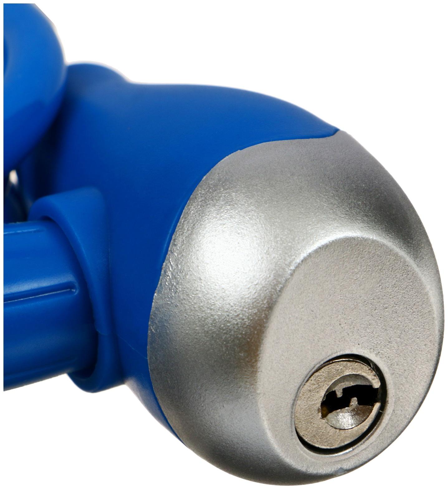 Велосипедный замок Dream Bike, детский, 8×1000 мм, синий