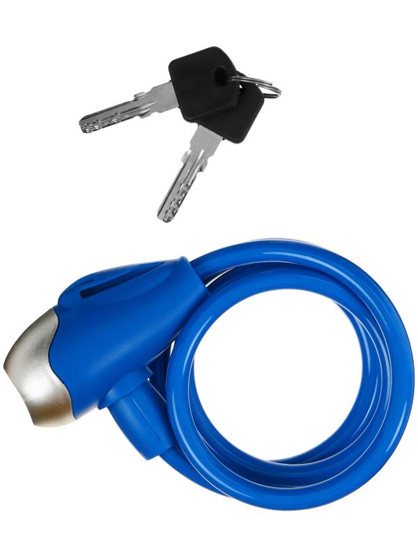 Велосипедный замок Dream Bike, детский, 8×1000 мм, синий