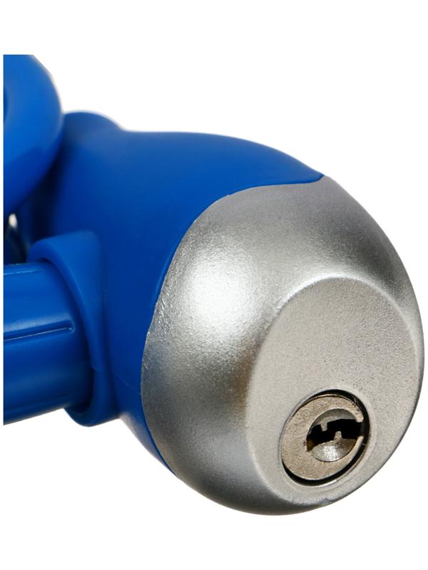 Велосипедный замок Dream Bike, детский, 8×1000 мм, синий