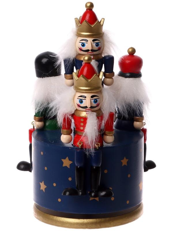 Сувенир «Карусель щелкунчики», 11×11×19 см, МИКС