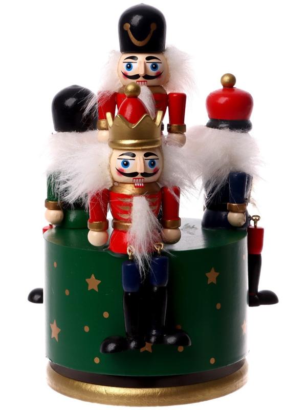 Сувенир «Карусель щелкунчики», 11×11×19 см, МИКС