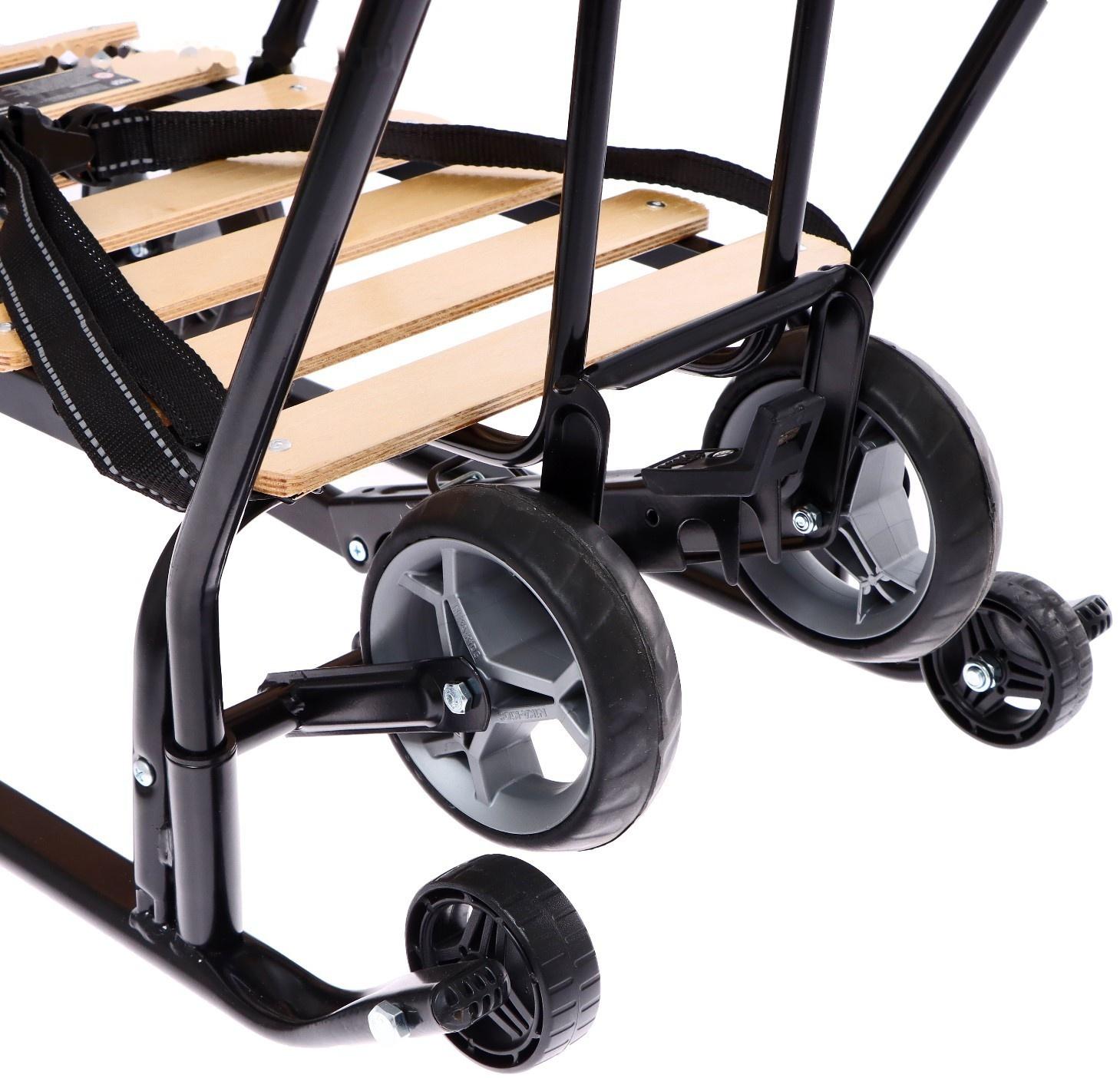 Санки «Тимка 5 универсал», цвет чёрный