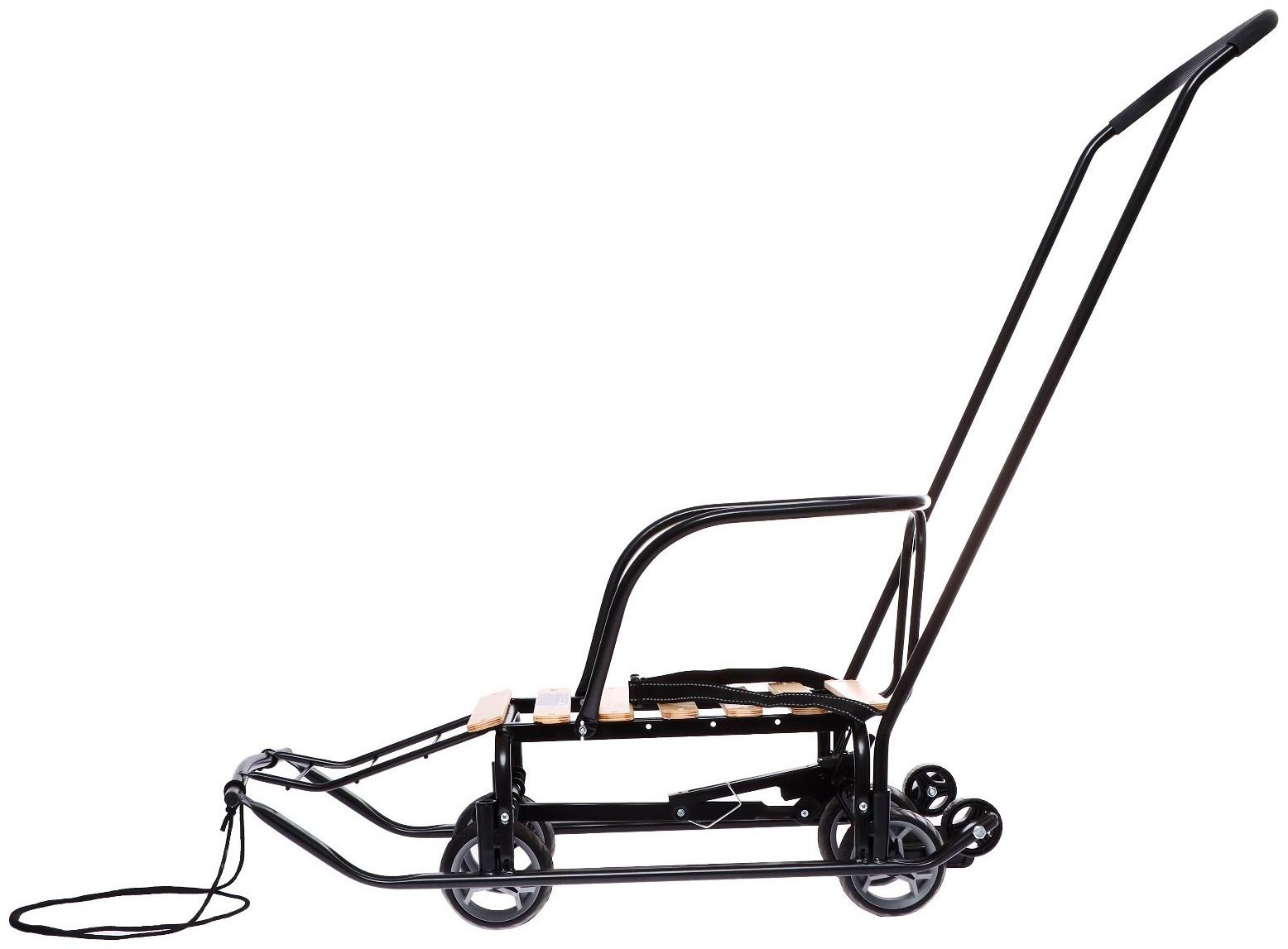 Санки «Тимка 5 универсал», цвет чёрный