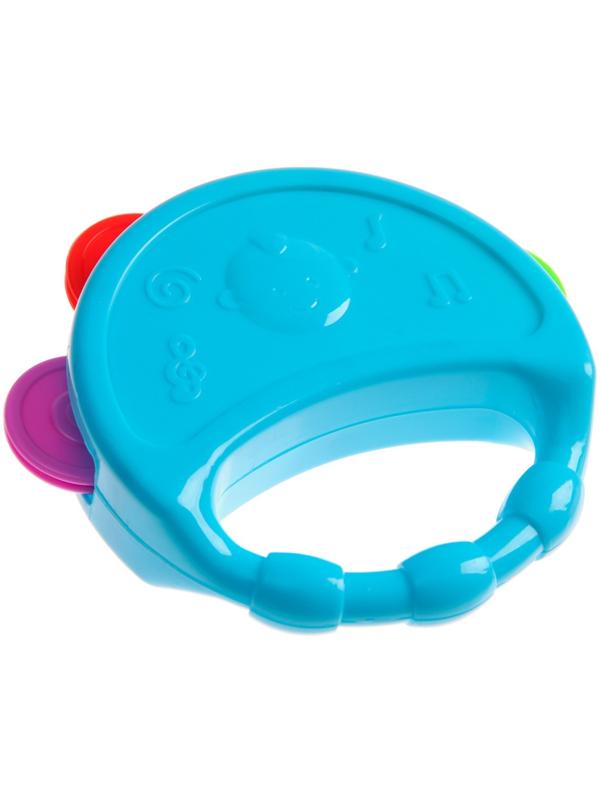 Погремушка Крошка Я «Бубен», от 3 мес., МИКС